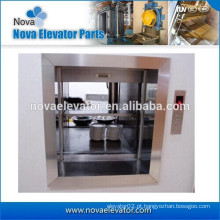 China Steeldumbwaiter elevador de aço inoxidável para transferir alimentos utilizados no hotel, cozinha